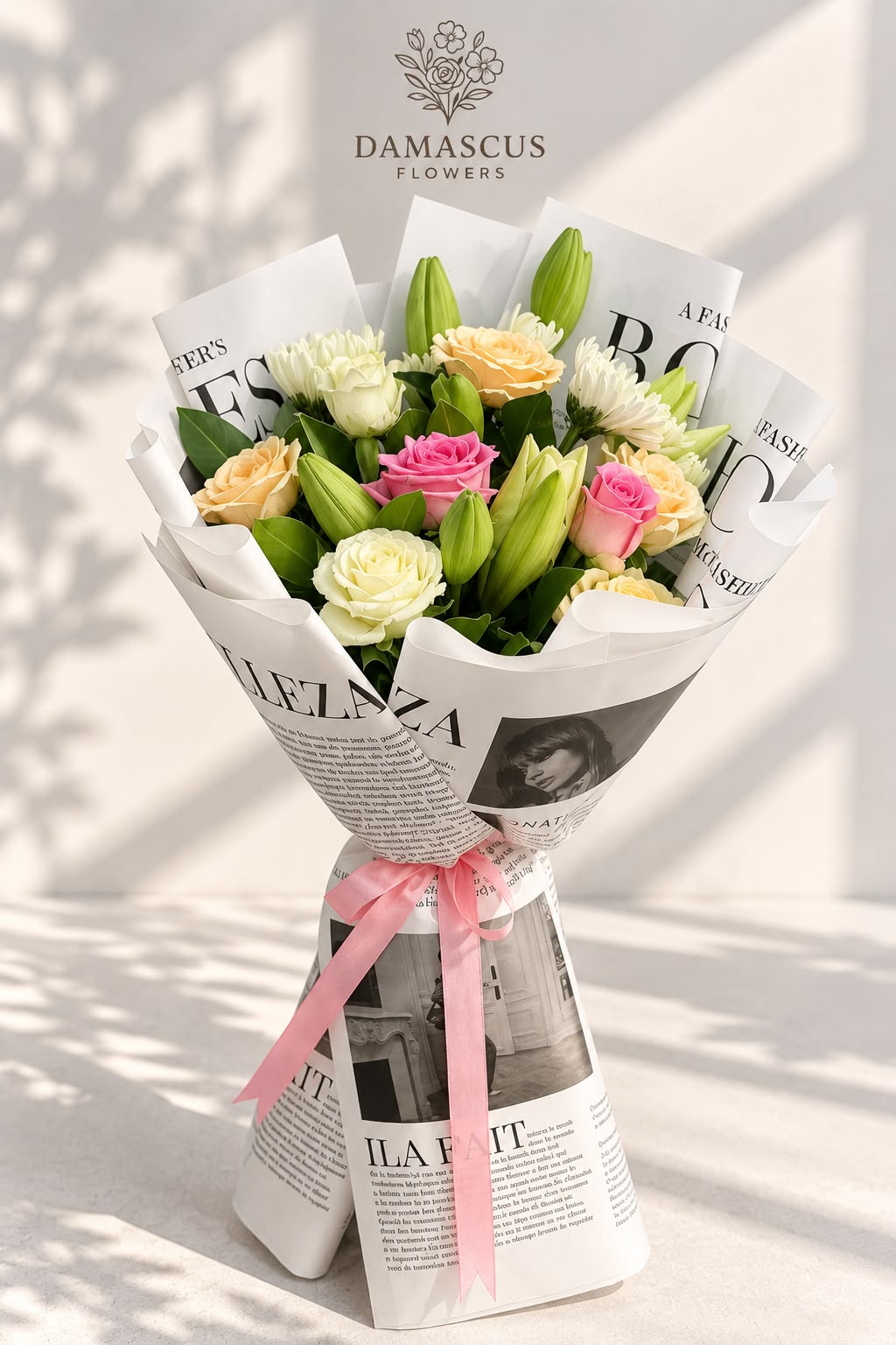 تفاصيل باقة انيقة 3 — Damascus Flowers