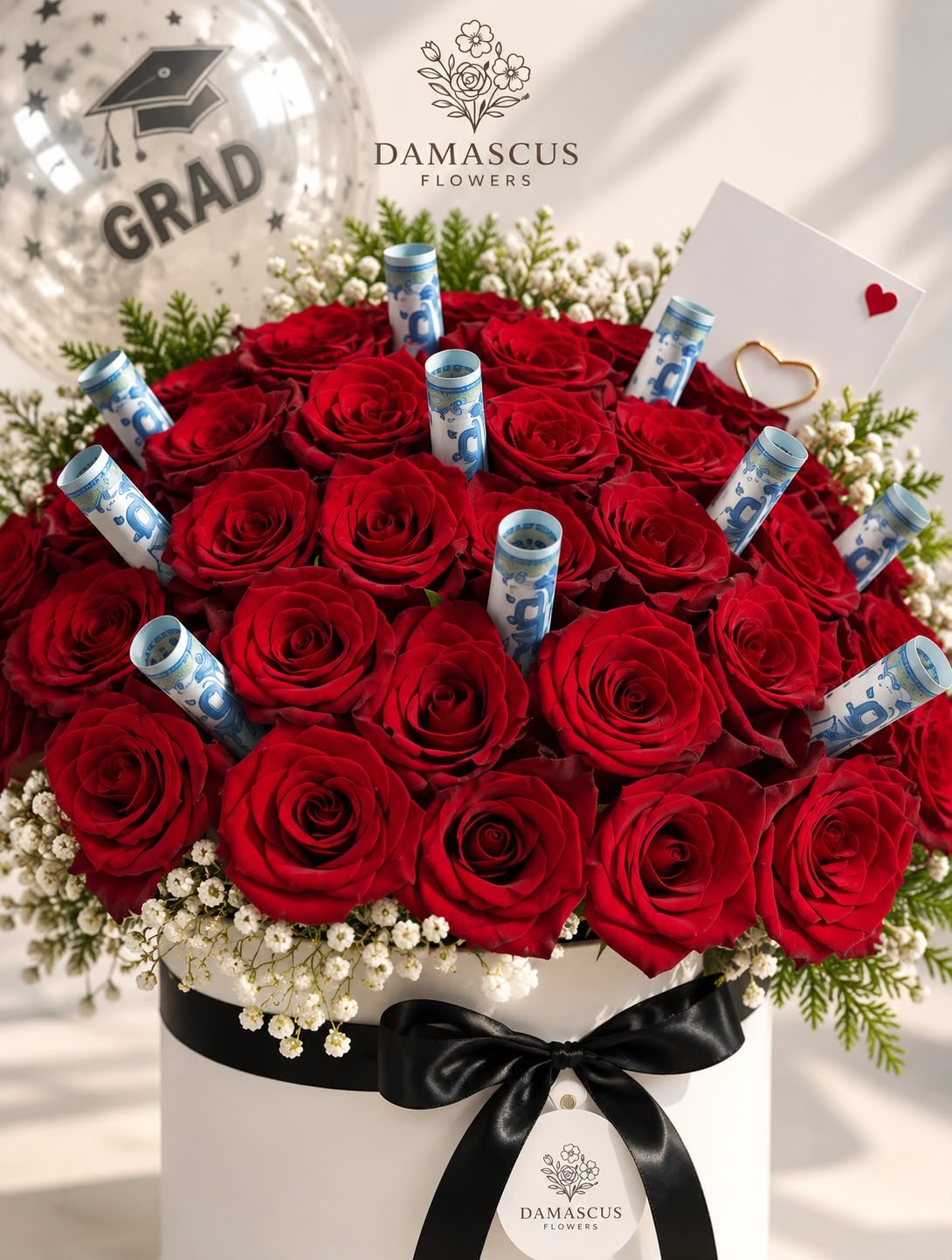 تفاصيل بوكس التخرج — Damascus Flowers